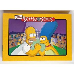 Vintage Imagination The Simpsons Battle of the Sexes Board Game 2003 Complete